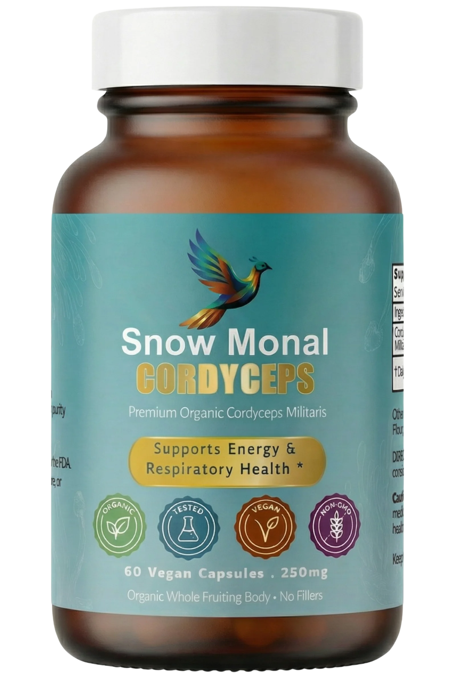 Snow Monal Premium Organic Cordyceps Mushroom